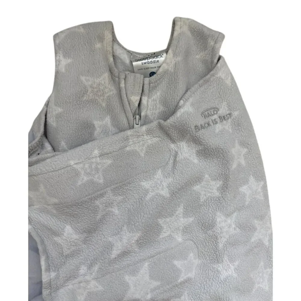 Like New Halo Fleece Sleepsack Swaddle Size Small
